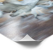 Aufzug von Sandhill Cranes Fotodruck (Ecke)