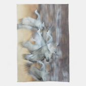 Aufzug von Sandhill Cranes Geschirrtuch (Vertikal)