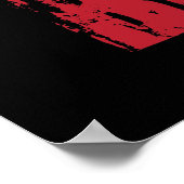 Aufzug wie ein Fitness-T-Shirt für die Besenarbeit Poster (Ecke)