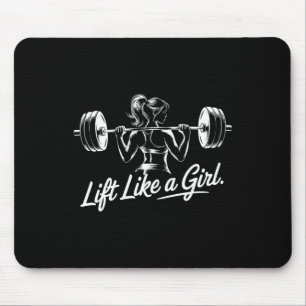 Aufzug wie ein Mädchen - Gymnastik Lifting Design  Mousepad