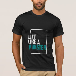Aufzug wie ein Monster - Fitness-T - Shirt