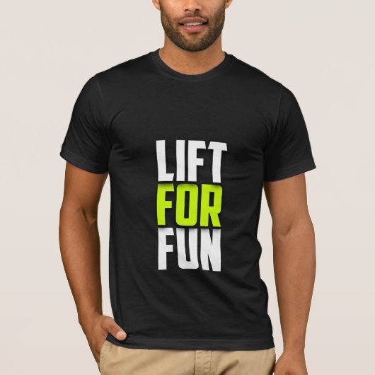 Aufzug zum Spaß - Gym-T - Shirt (Vorderseite)