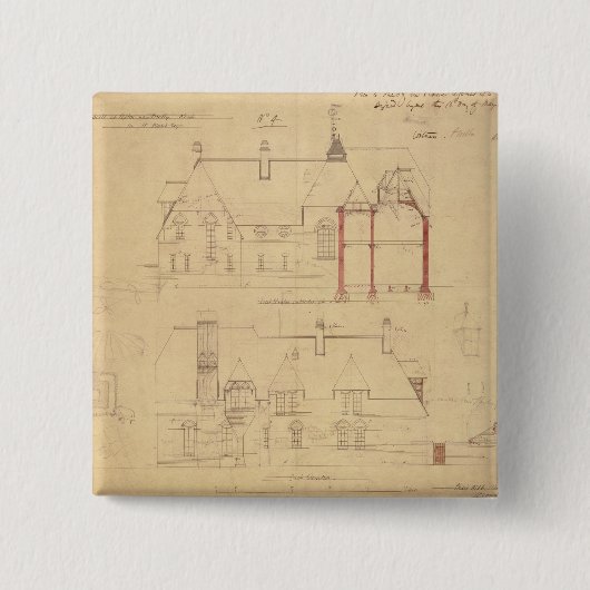 Aufzüge für das rote Haus, Bexley Heide (sperren Button (Vorderseite)