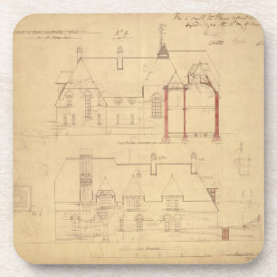 Aufzüge für das rote Haus, Bexley Heide (sperren Getränkeuntersetzer