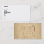 Aufzüge für das rote Haus, Bexley Heide (sperren Visitenkarte (Vorne/Hinten)