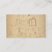 Aufzüge für das rote Haus, Bexley Heide (sperren Visitenkarte (Rückseite)