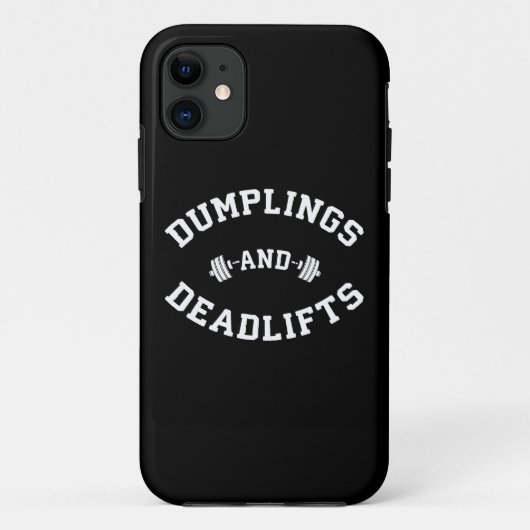 Aufzüge und Dumplings - Funny Bulking Novelty Case-Mate iPhone Hülle (Rückseite)
