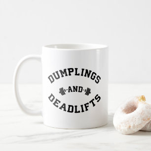 Aufzüge und Dumplings - Funny Bulking Novelty Kaffeetasse