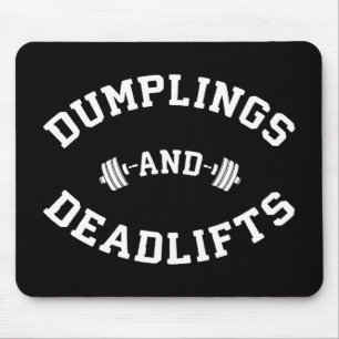 Aufzüge und Dumplings - Funny Bulking Novelty Mousepad