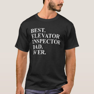 Aufzuginspektor-Vater-Bekleidung - Lustige großart T-Shirt