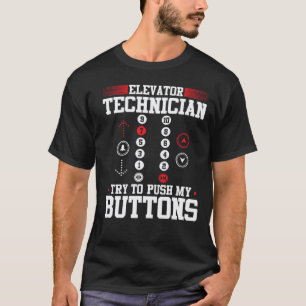 Aufzugmechaniker Aufzugtechniker Reparaturarbeiter T-Shirt
