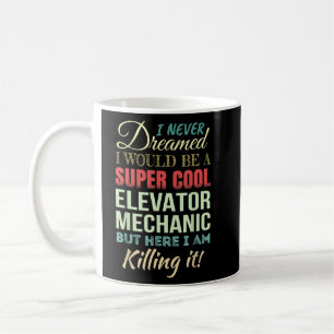 Aufzugmechaniker Lustig Kaffeetasse