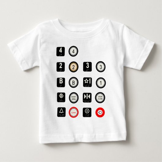 Aufzugs-Baby T Baby T-shirt (Vorderseite)