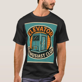 Aufzugs-Enthusiasten-Club – Modernes Design T-Shirt