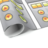 Aufzugs-Knöpfe Geschenkpapier (Rolleneckpunkt)