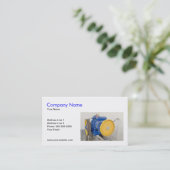 Aufzugs-Motor-Geschäfts-Karten-Schablone Visitenkarte (Stehend Vorderseite)