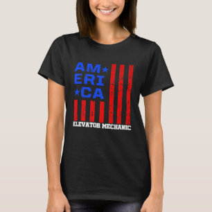 Aufzugsmechaniker Wartung Leben Fachtechniker T-Shirt