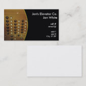 Aufzugsplatte Visitenkarte (Vorne/Hinten)