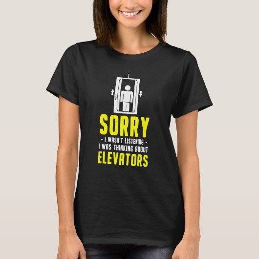 Aufzugtechniker T-Shirt (Vorderseite)