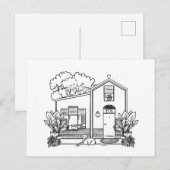 Aug House Feiertagspostkarte (Vorne/Hinten)