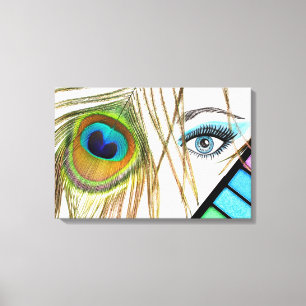 Aug Makeuty Beauty Canvas Print Leinwanddruck