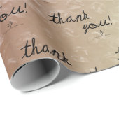 Aug. Sketch Bubble Wrap Reseller Vielen Dank Geschenkpapier (Rolleneckpunkt)