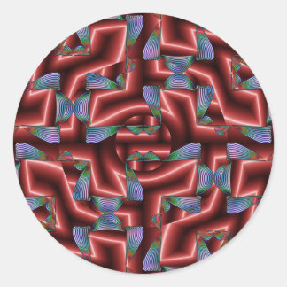 Auganyred Runder Aufkleber