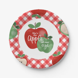 Augapfel 1. Geburtstag Pappteller