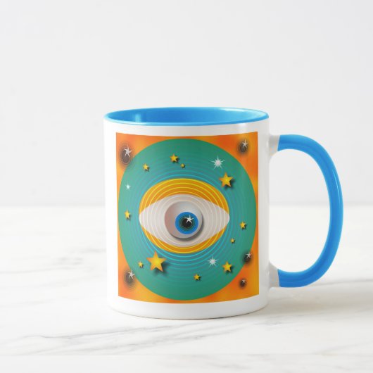 Augapfel abstrakt tasse (Rechts)