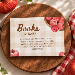 Augapfel Apfelkorb Bücher für Baby Begleitkarte