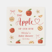 Augapfel-Baby-Party Serviette (Vorderseite)