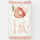 Augapfel-Baby-Shower- Banner (Vertikal)