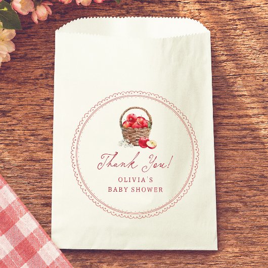 Augapfel-Baby-Shower-Dankeschön Geschenktütchen