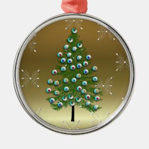Augapfel-Baum Ornament Aus Metall