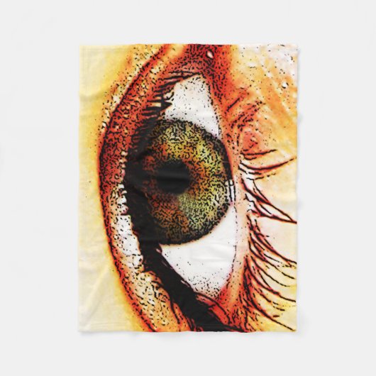 Augapfel Fleecedecke (Vorderseite)