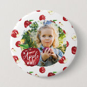 Augapfel, Geburtstagsmädchen, Junge Button (Vorderseite)