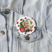 Augapfel, Geburtstagsmädchen, Junge Button (Beispiel)