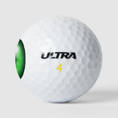 Augapfel-Golfbälle in Grün Golfball (Logo)