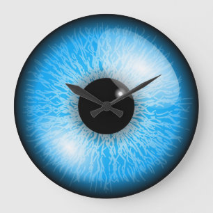Augapfel Große Wanduhr