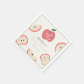 Augapfel Grün Junge Baby-Party Serviette (Ecke)