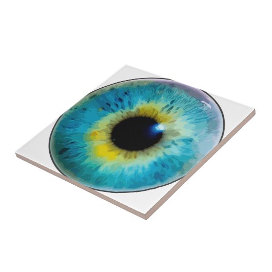 Augapfel - Iris Fliese (Seite)