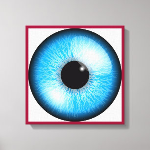 Augapfel Leinwanddruck