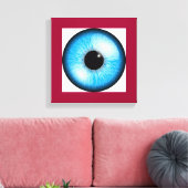 Augapfel Leinwanddruck (Insitu (Wohnzimmer))