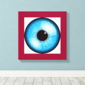 Augapfel Leinwanddruck (Insitu (Holzboden))