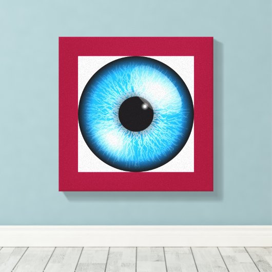 Augapfel Leinwanddruck (Insitu (Holzboden))