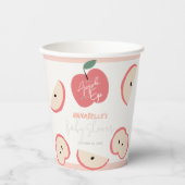 Augapfel Mädchen-Baby-Party Pappbecher (Vorderseite)