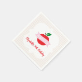 Augapfel Mädchen Geburtstag Serviette (Ecke)