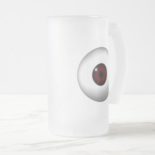 Augapfel Mattglas Bierglas (VorderseiteRechts)