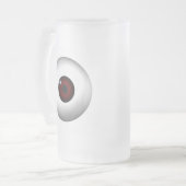 Augapfel Mattglas Bierglas (Vorderseite Links)