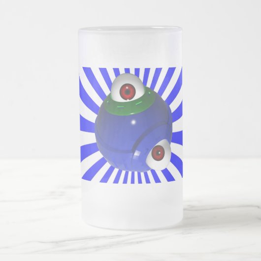 Augapfel Mattglas Bierglas (Mittel)